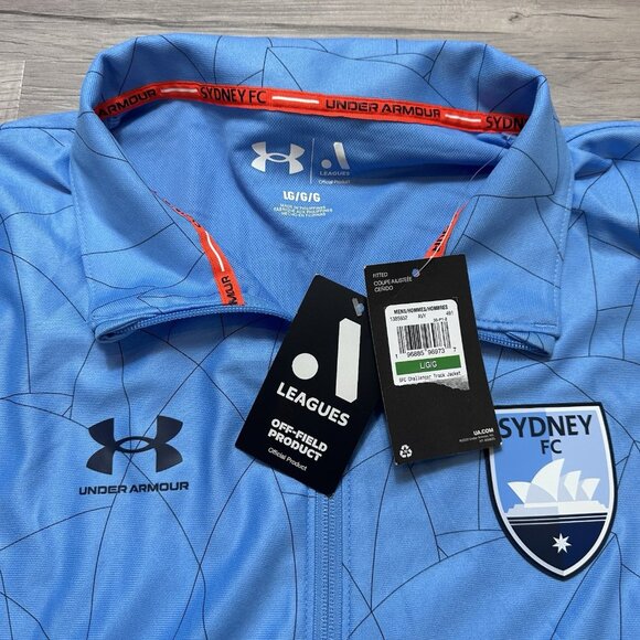 Under Armour Sydney FC Challenger Full Zip Track Jacket Mens Large Soccer RARE - Picture 8 of 10
